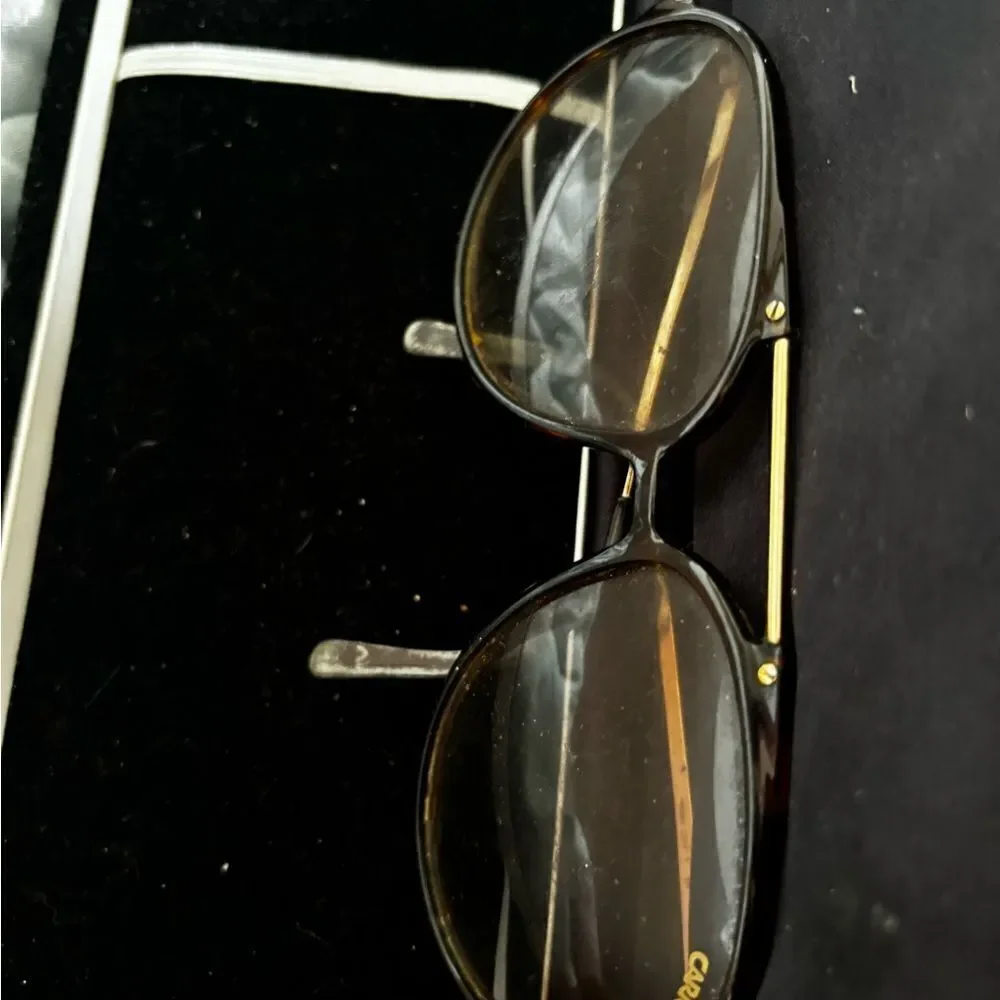 Vintage CARRERA 5594 Sunglasses 80'S eyewear Large accessory aviator shades